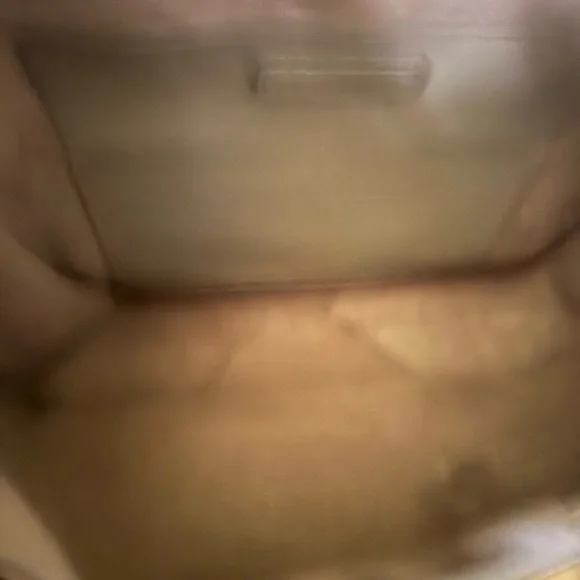 Michael Kors Pebbled Leather Brown/Tan Backpack-EUC - Picture 9 of 10